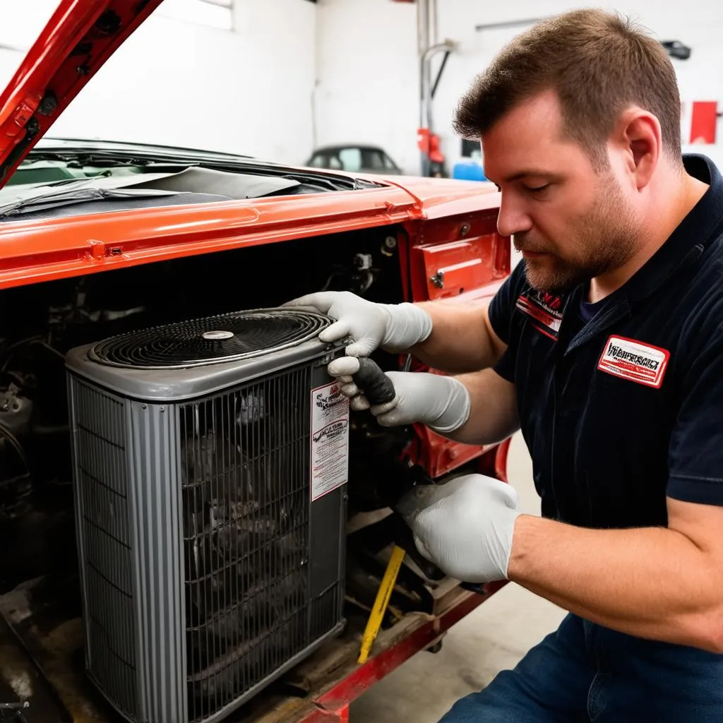 Classic Car AC Install